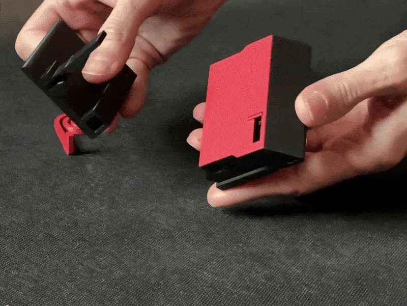 Toothpick dispenser - fully printed (v2) view 2