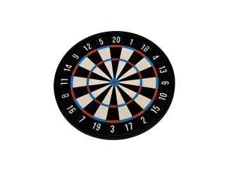 Dart board coaster