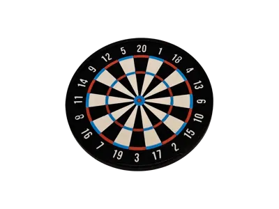 Dart board coaster