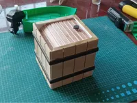 Pot à crayons tonneau Minecraft — photo 1