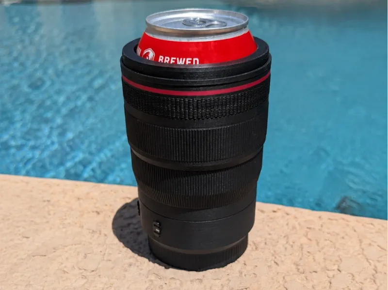 Camera Lens Can Koozie RF 24-105 f/2.8 L IS