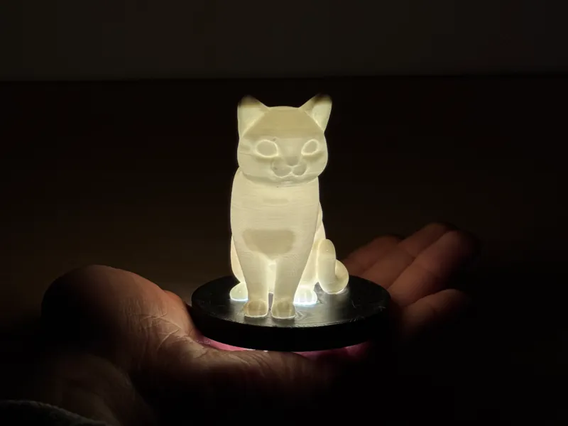 kitten night lamp