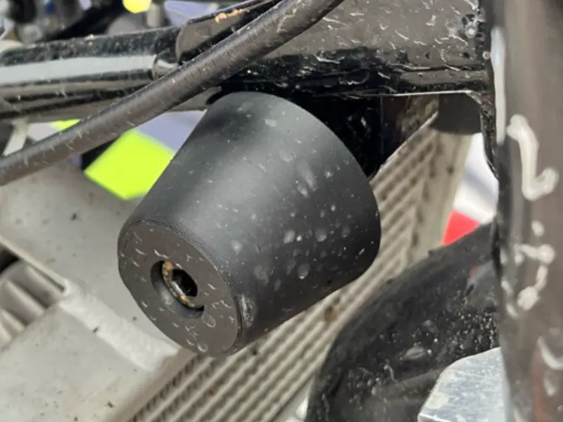 Motorcycle steering stopper
