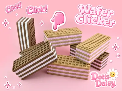 Cute Wafer Clicker Cookie Clicker