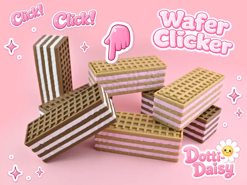Cute Wafer Clicker Cookie Clicker