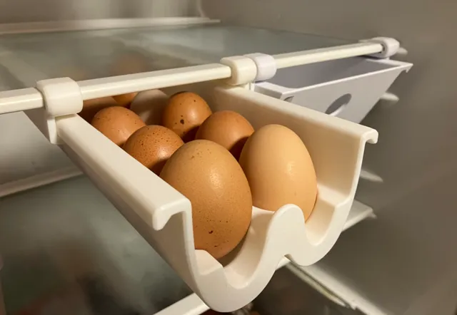 10 Fridge Egg Box, for rail system, w/o support