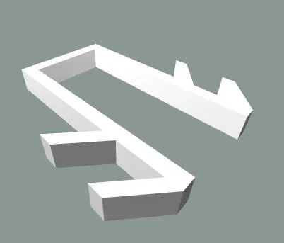 Dual-sided coat hook for cubicle