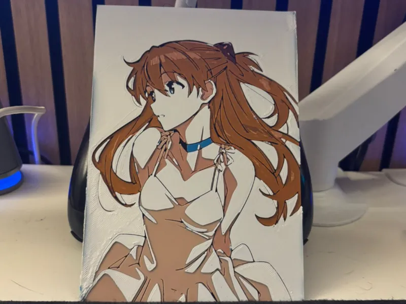 Asuka Evangelion HueForge