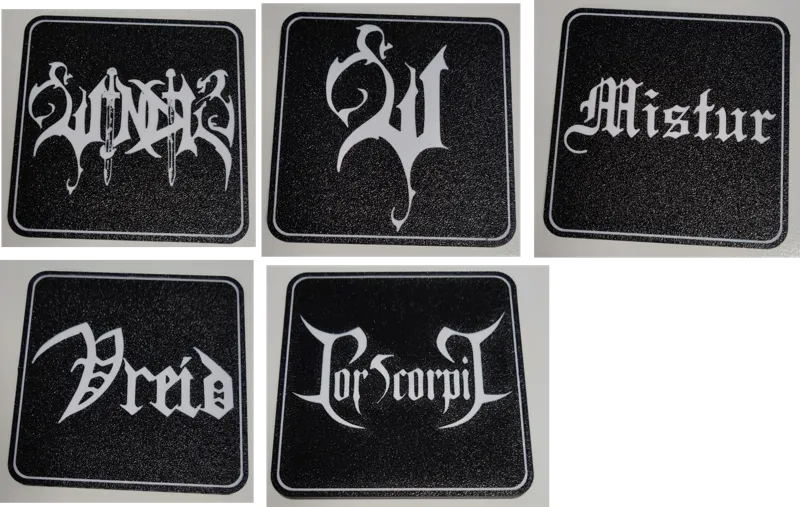 Metal Band Coasters