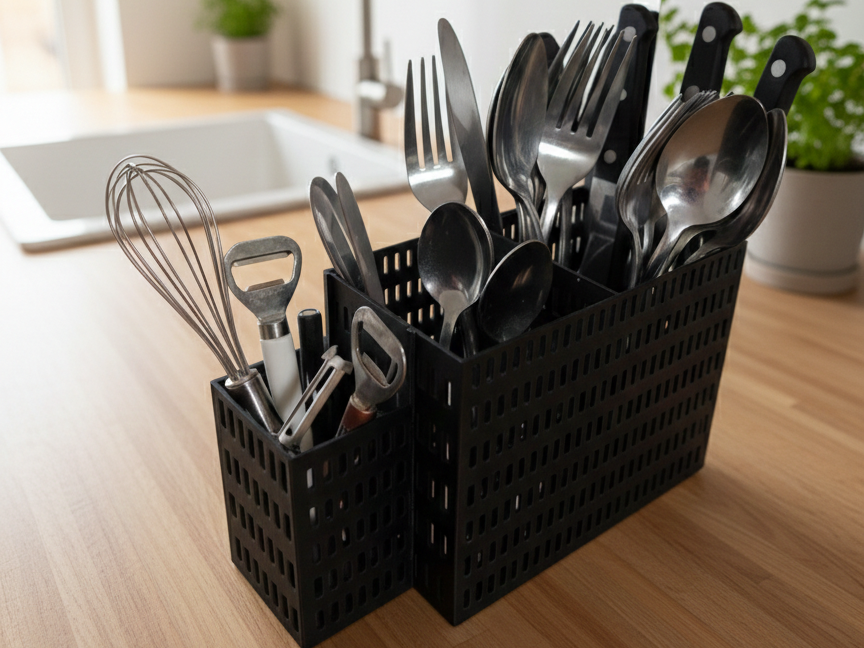 Modern Kitchen Cutlery Holder