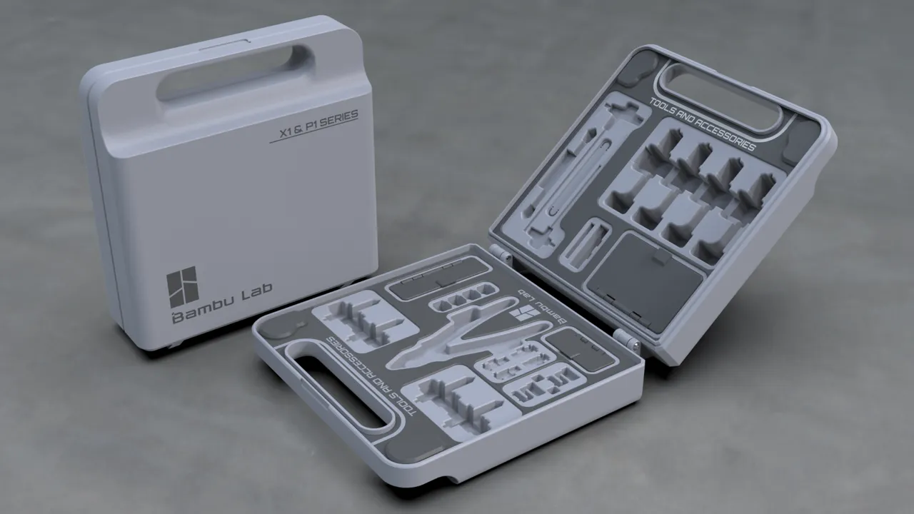 Tools and Accessories Box for X1 & P1 view 3
