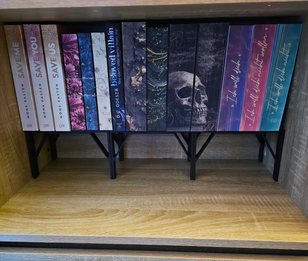 Book riser / Plinth Height 12 - with Ribs by Toki_3D - MakerWorld