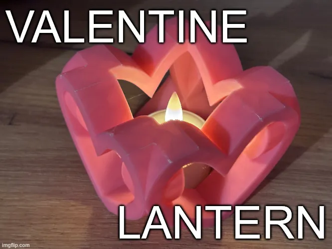 Valentines Tealight lantern