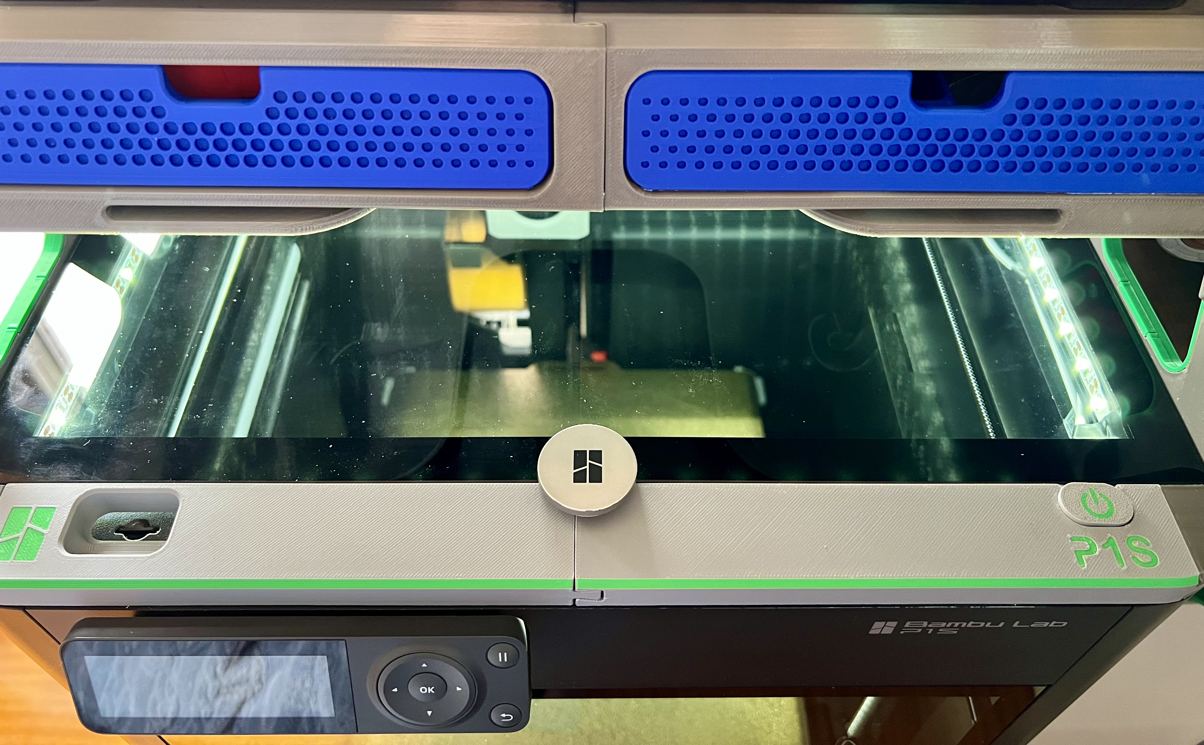 Miniatura 1 do modelo 3D P1S灯带安装方案，适配AMS增高架