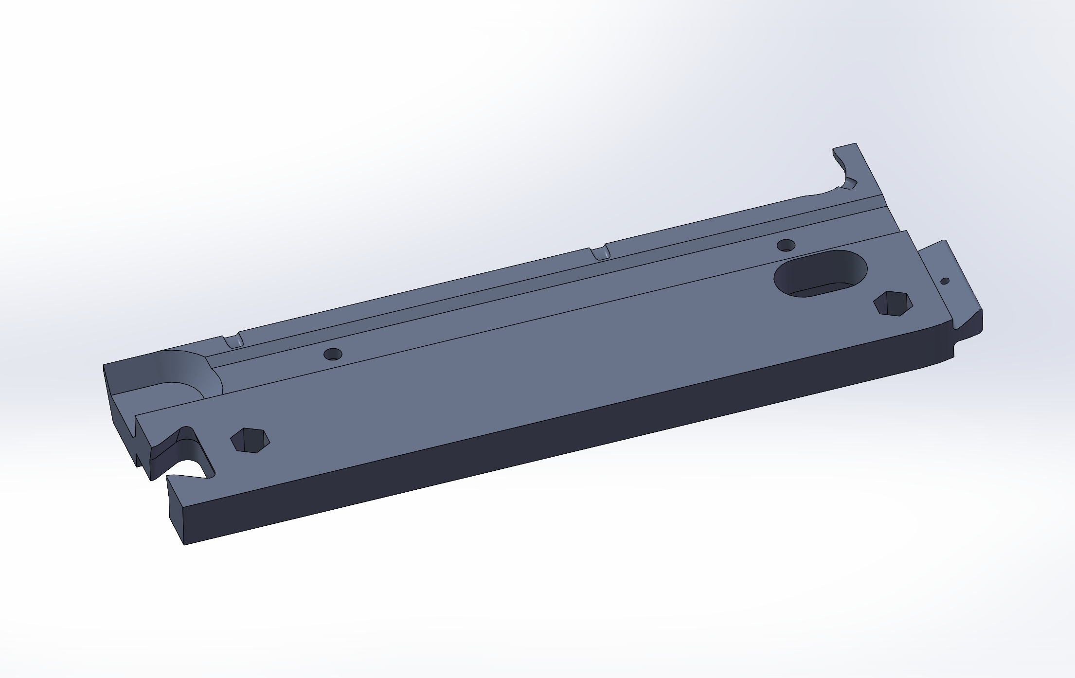 Miniatura 2 do modelo 3D P1S灯带安装方案，适配AMS增高架