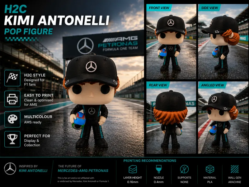 H2C - Kimi Antonelli Pop Figure