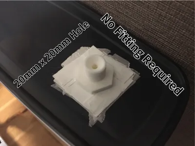Fitting-less PTFE Mount (20mm Hole / Universal)