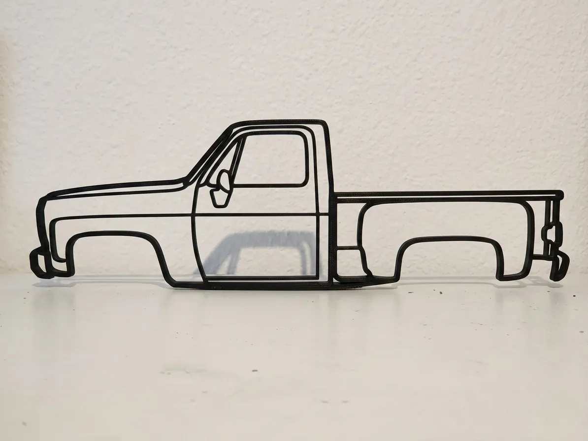 Déco murale Chevrolet Stepside Squarebody