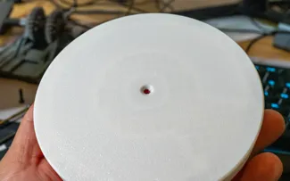 Added Hole for tapered 3mm screw up to 19mm long