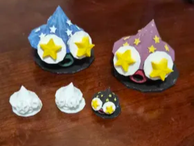 DND Low Poly Wizard Blobs