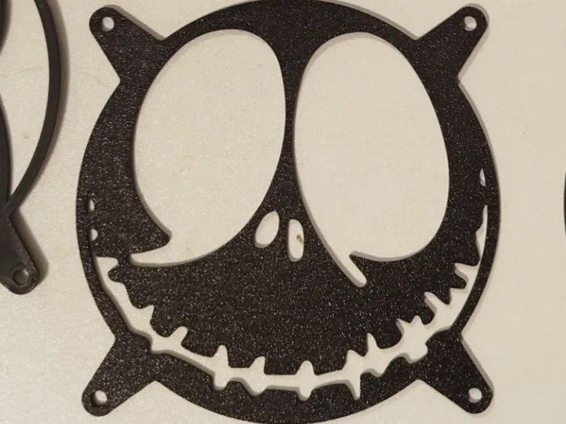 Jack Skellington face - 120mm PC fan cover