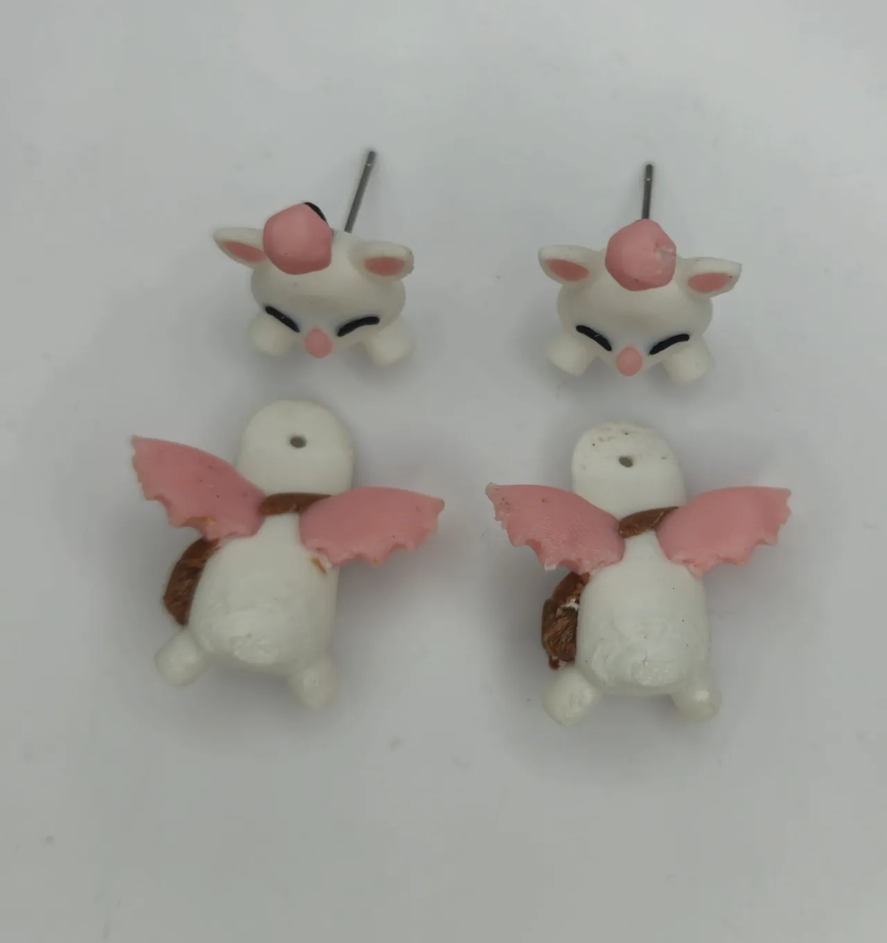 Moogle Earrings – Final Fantasy view 4