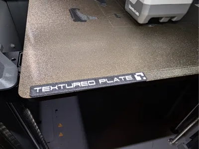 QR-Label for identify old build plates on P2S