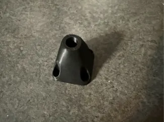 Adapter for Large (1.5 inch) pin caster wheels`