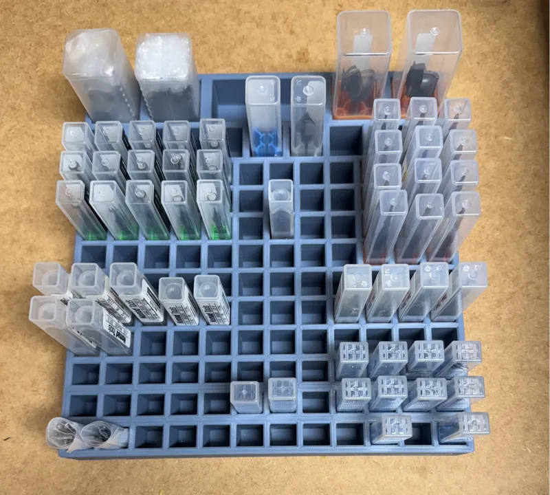 CNC bit tray holder