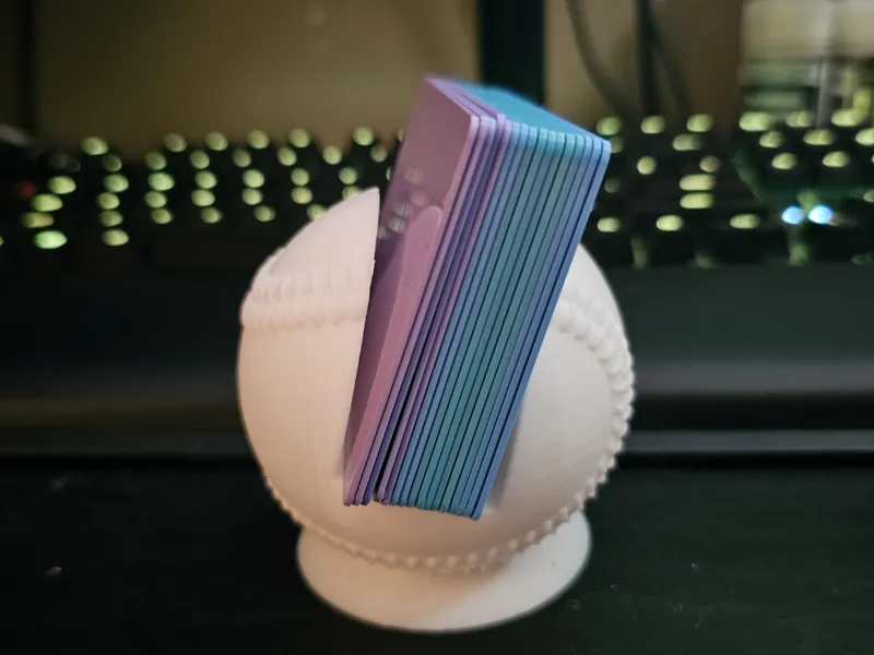 BASEBALL BUISNESS CARD HOLDER