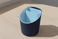 no gyroid desk organizer