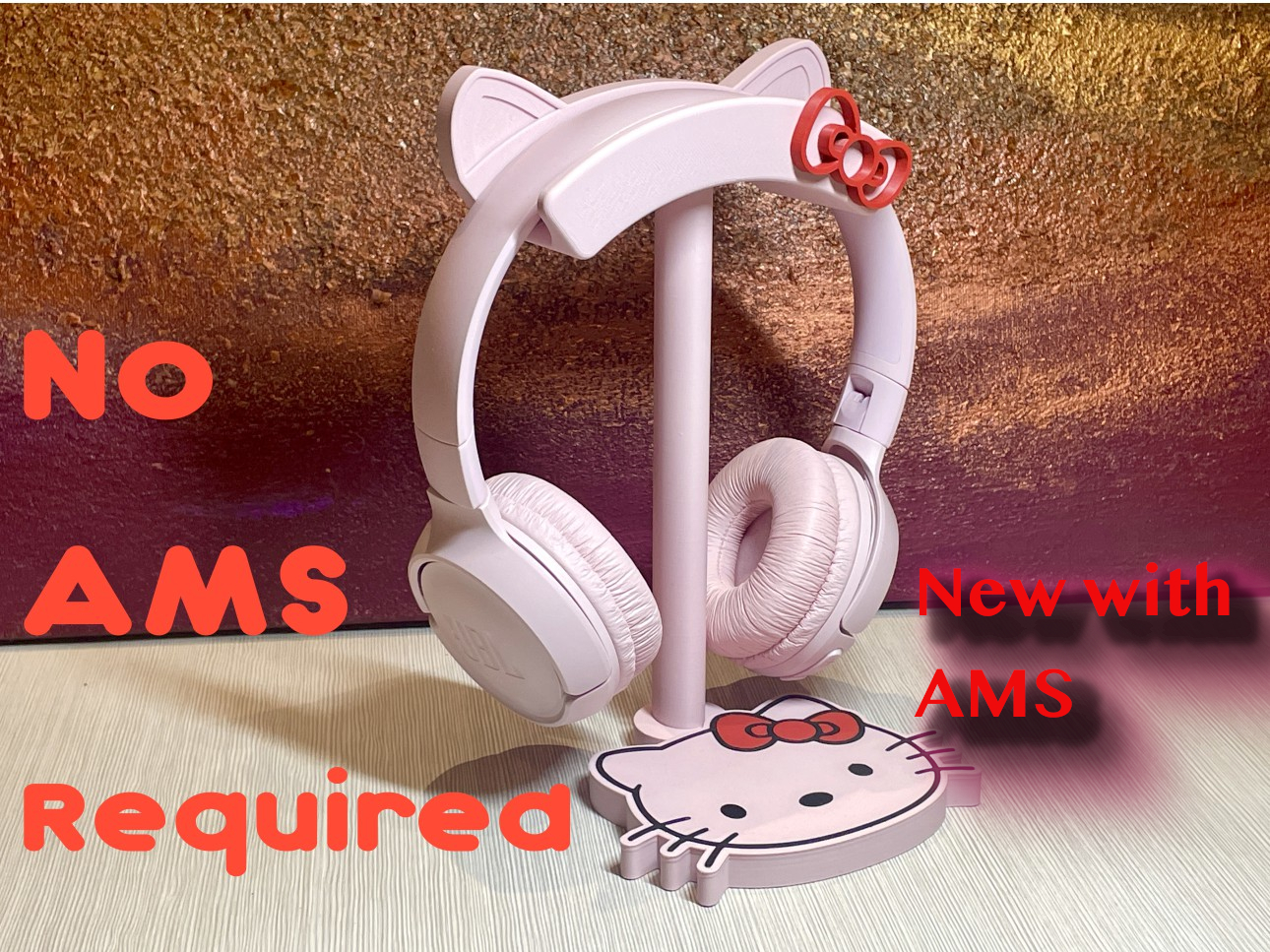 Supporto cuffie a tema  Kitty No Ams