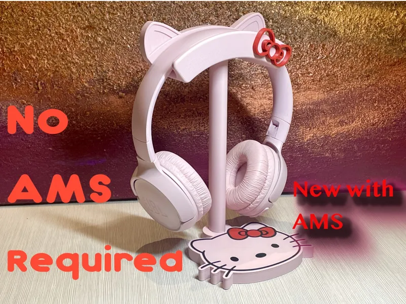 Supporto cuffie a tema  Kitty No Ams