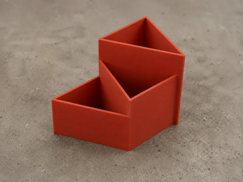 Triangular Desk Organizer