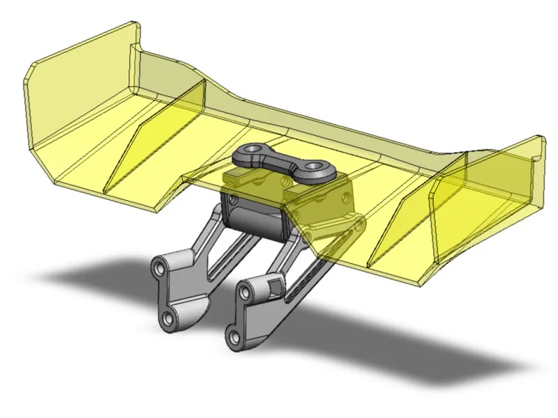 Rear Aileron Assembly Team Durango DEX 408 DNX 408