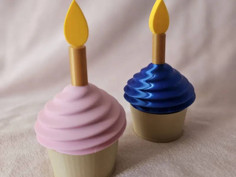 Decorative Birthday Cupcake