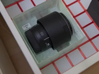 Panasonic Lumix 85 1.8 Gridfinity Storage Box