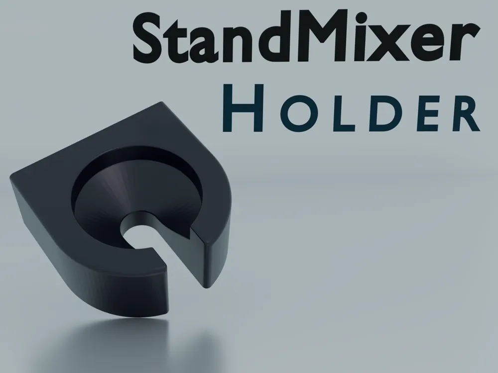 Skew-In Mixer Wall Mount Holder - Free 3D Print Model - MakerWorld
