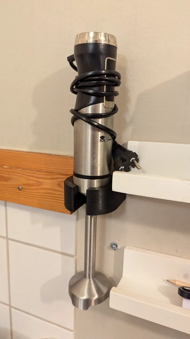 Skew-In Mixer Wall Mount Holder - Free 3D Print Model - MakerWorld