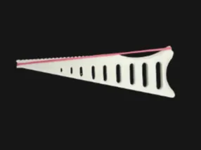 stealth rubber band gun, SCALE TO RUBBER BAND SIZE