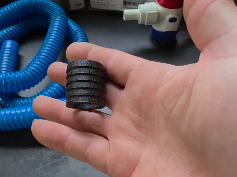 3/4" to 1 - 1/8" Dual Barbed Adapter (Bilge Pump)