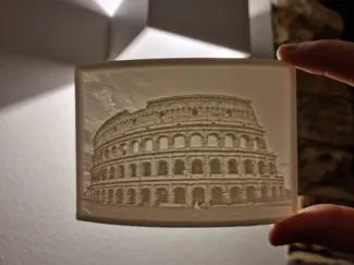 Lithophane of Colosseo