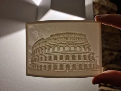 Lithophane of Colosseo