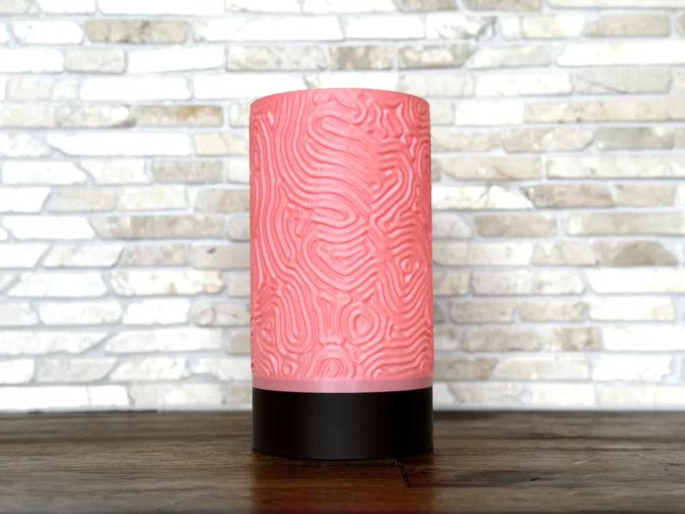 Coral LED Tea Light Candle Holder Ø8 cm - Free 3D Print Model - MakerWorld