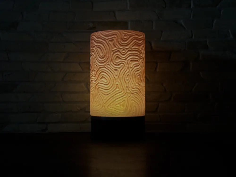 Coral LED Tea Light Candle Holder Ø8 cm - Free 3D Print Model - MakerWorld