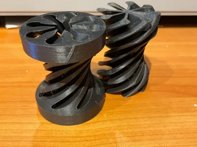 Impossible Passthrough Fidget – Spiral Tube Puzzle