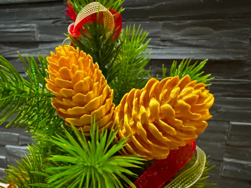 Pine Cone Christmas Ornament and Decoration