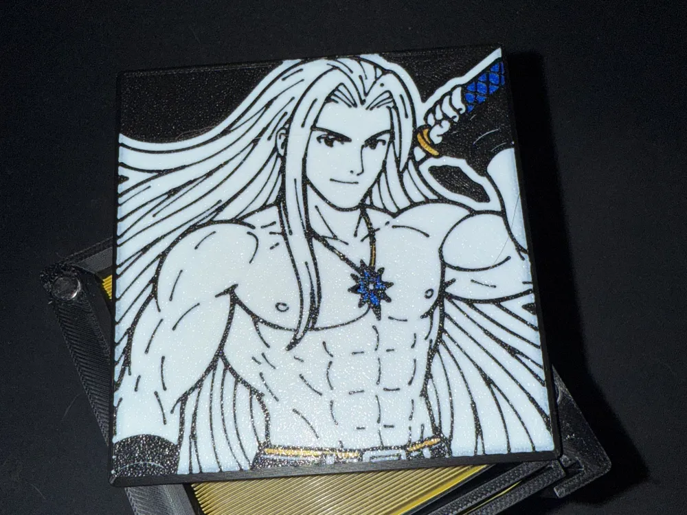 MTG EDH Commander Showcase Deck Box - Sephiroth - Free 3D Print Model -  MakerWorld