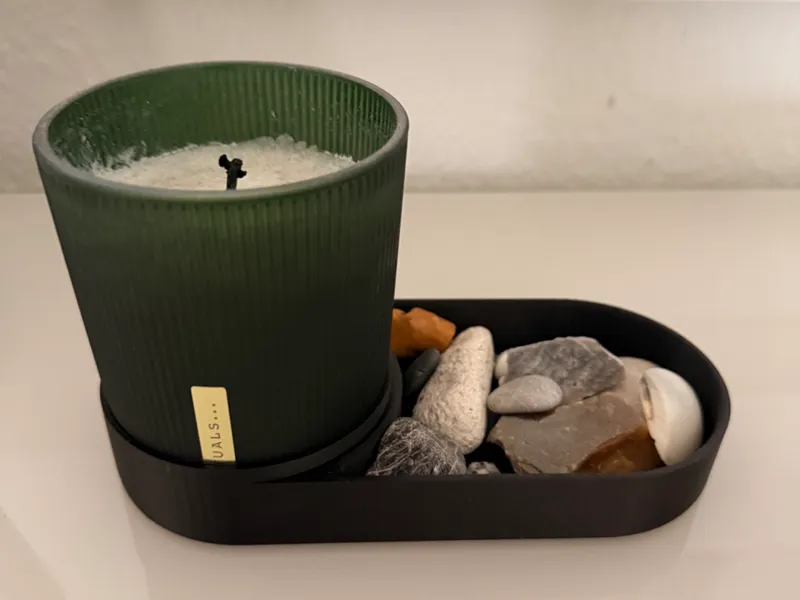 Passgenaue Dekoschale für Rituals Kerzen 