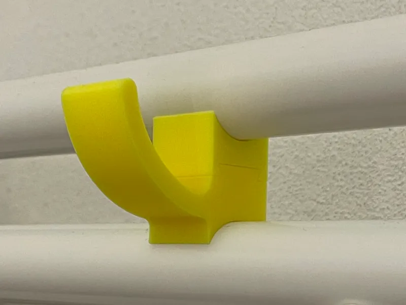 Towel hook for heater